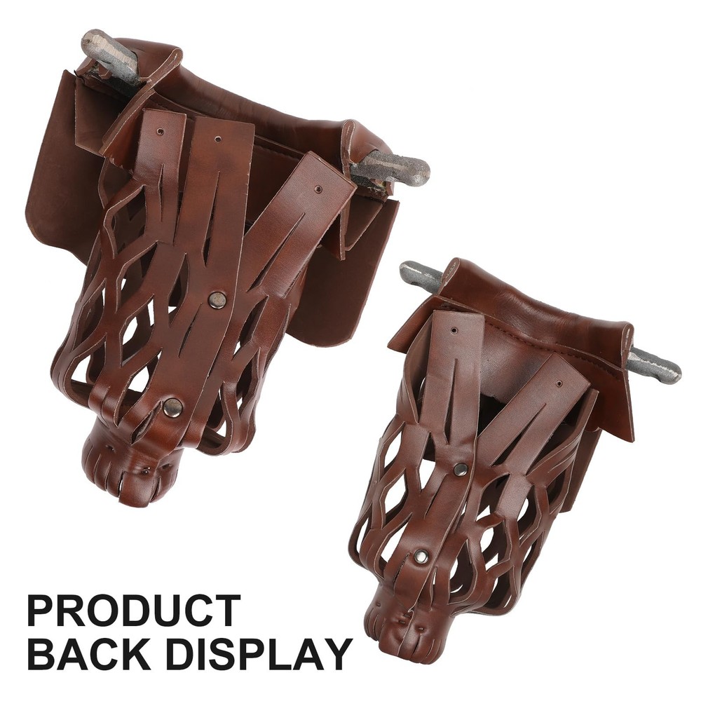 6-Piece PU Leather Billiard Pockets with Diamond Pattern - Durable Accessorie...