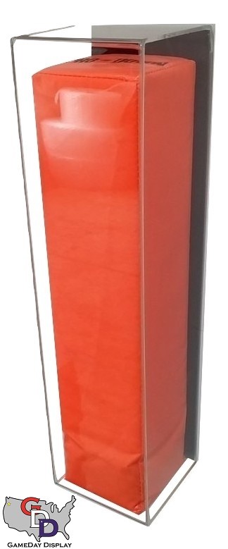 Acrylic Football Pylon Display Case Wall Mount UV Protectant Full Size C NIB