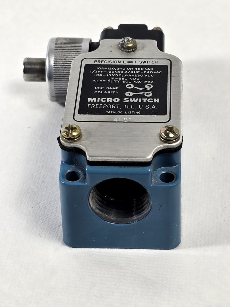 Micro Switch 4LS1 Precision Limit Switch 10A-120,240 or 480 VAC,600 VAC