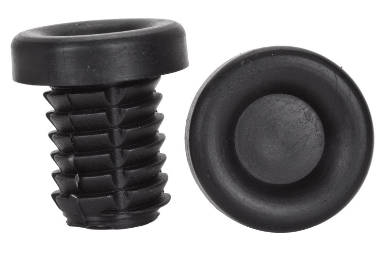 Origin-8 Rubber End Plugs Hbar Plug Or8 Rd/mtn Bk Pr