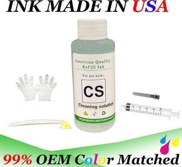 100ml Unblock Print Head Nozzles for Printer Cleaning Kit Cleaner Flush