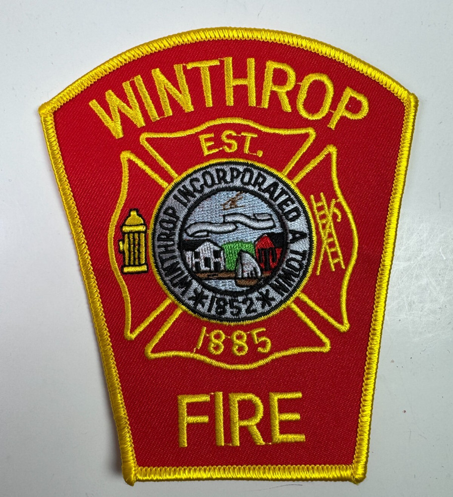 Winthrop Fire Massachusetts MA Patch G4
