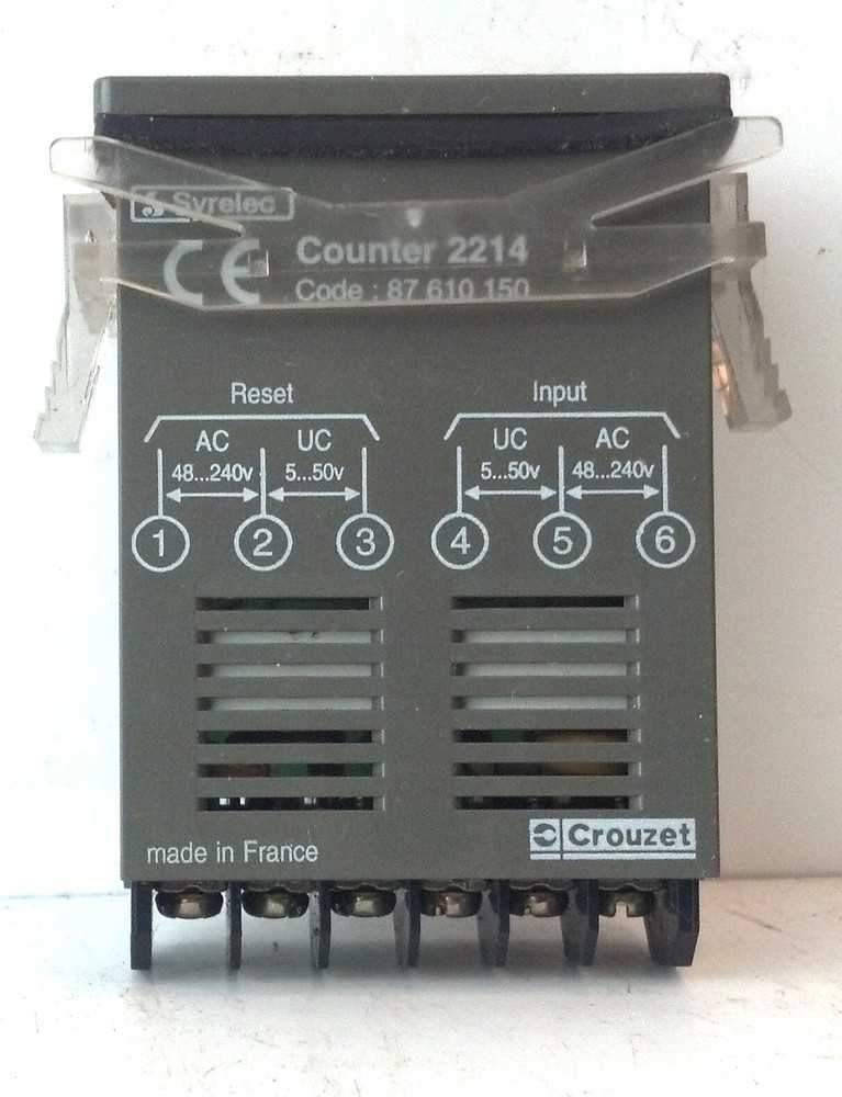 Crouzet 2214 8 Digit LCD Display Counter Module
