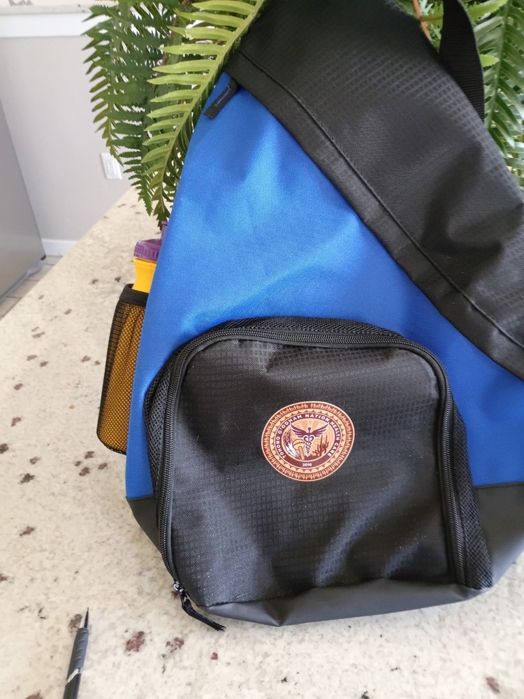 Native American Backpack with Water Bottle