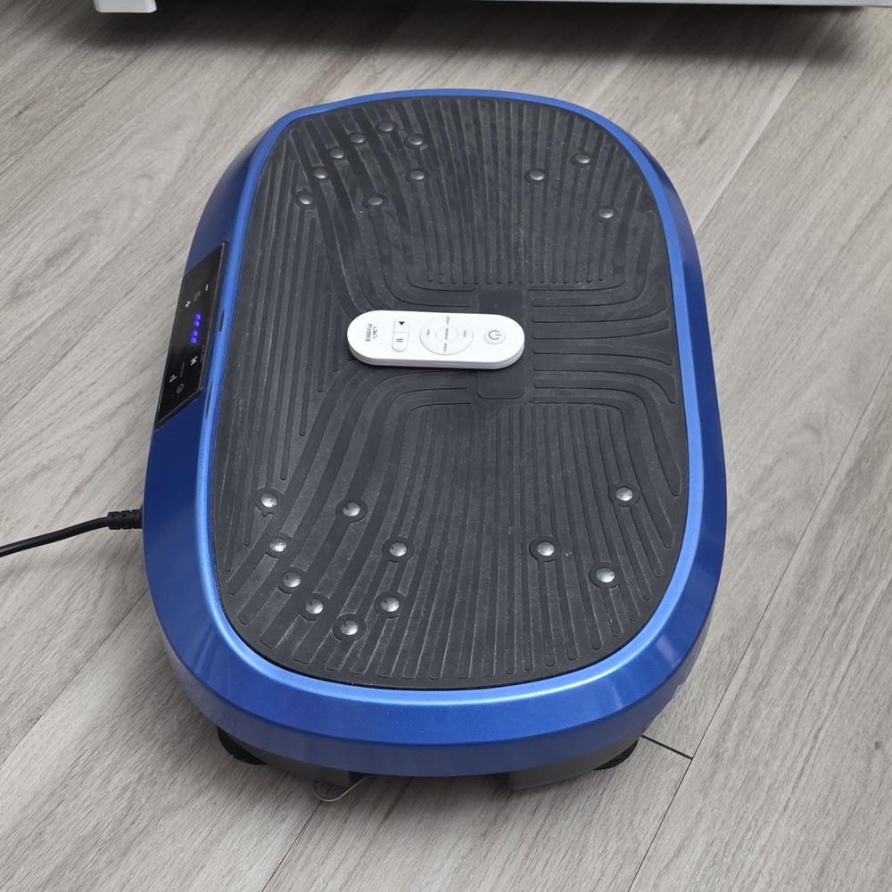 FLYBIRD Oscillating Vibration Platform Blue Remote Control LCD Adjustable Speed