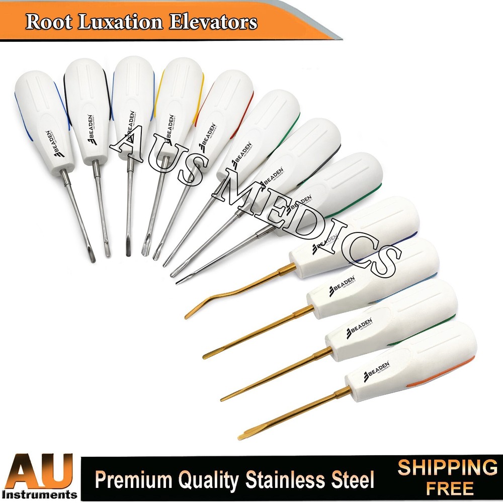 Dental Oral Surgery Root Elevators Tooth Extraction Luxation Lab Instruments