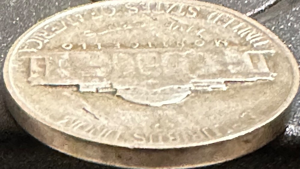 1945 P Mint Mark War Nickel 35% Silver With Many Mint Errors