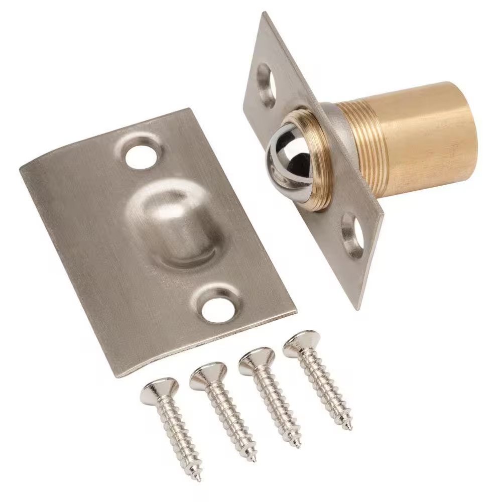 Satin Nickel Adjustable Latch Ball Catch