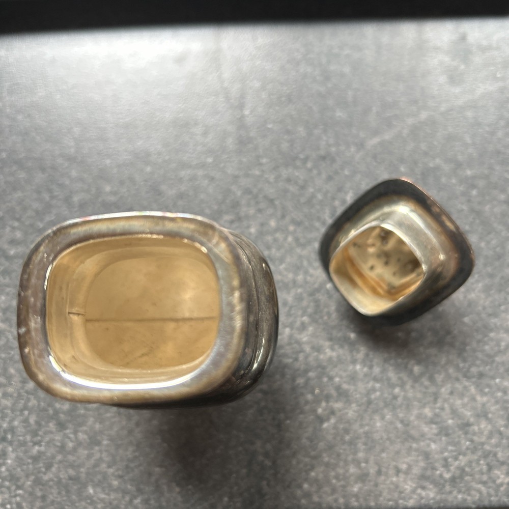 Vintage Silver on Copper Plated Pepper Shaker