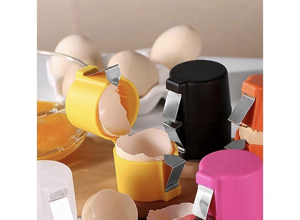 Multifunctional Egg Peeler, Egg Shell Opener, Compacts Stainless Steel