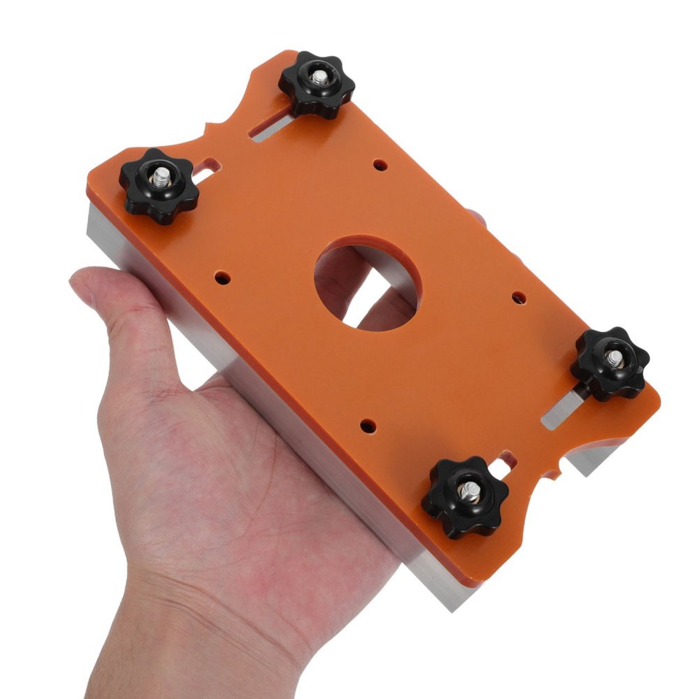 Woodworking Slotting Positioning Plate Router Table Insert Template Base
