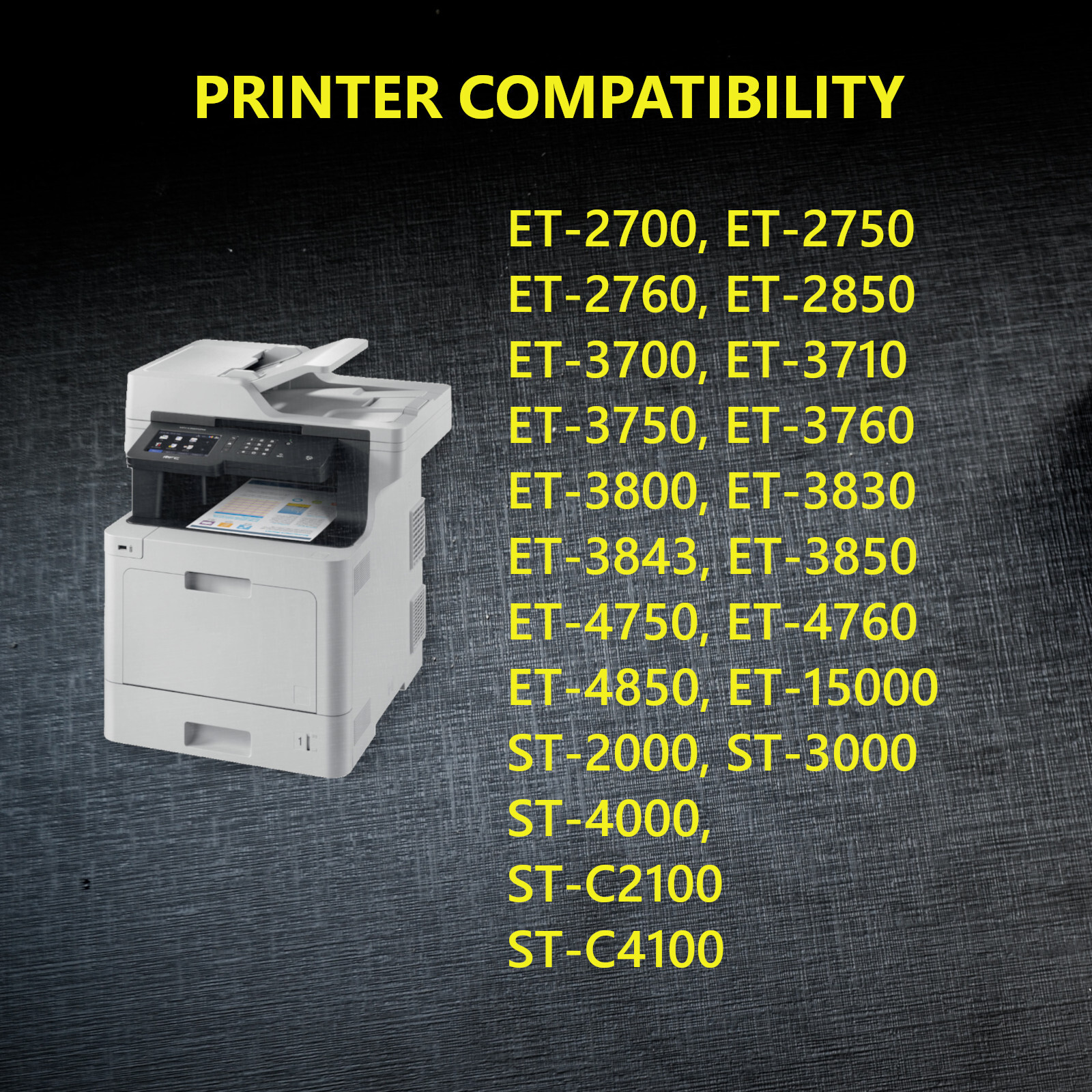 Refill Ink Bottle for Epson EcoTank 502 ET-4760 ET-2760 ET-2750 ET-3760 ET-2850