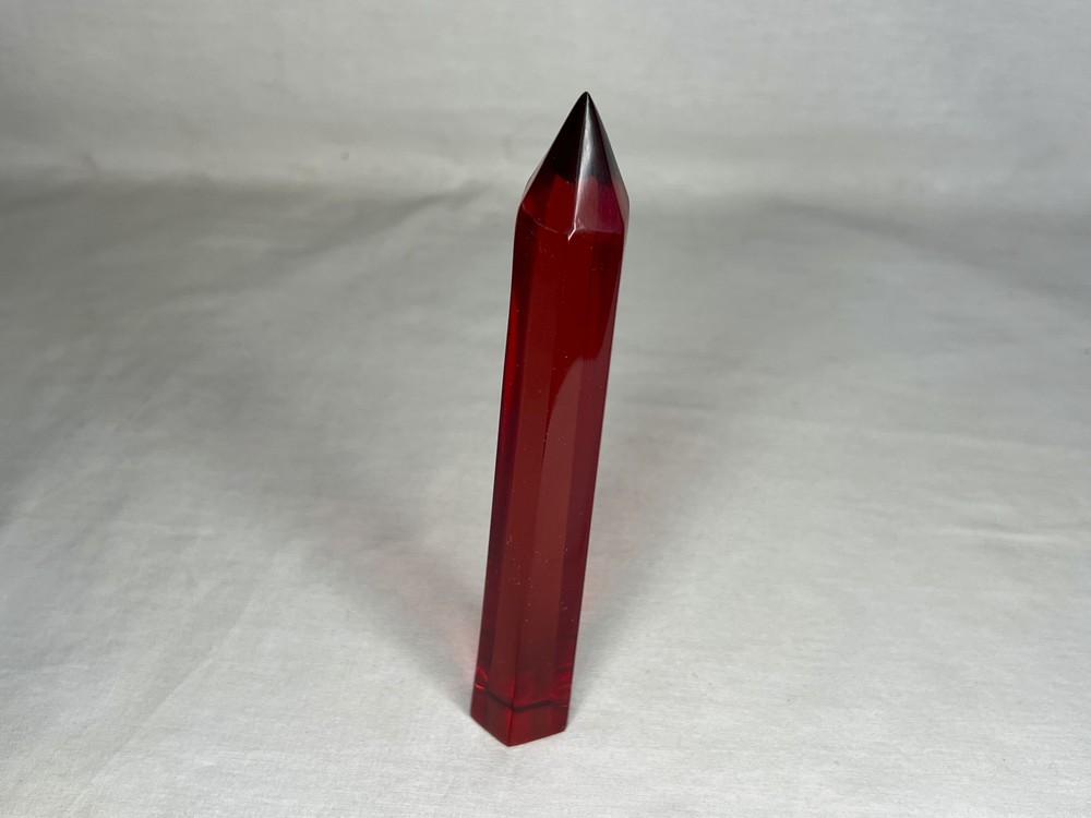 Superman Kryptonite, Red Acrylic Crystal, Real Prop Replica, Signed, Numbered