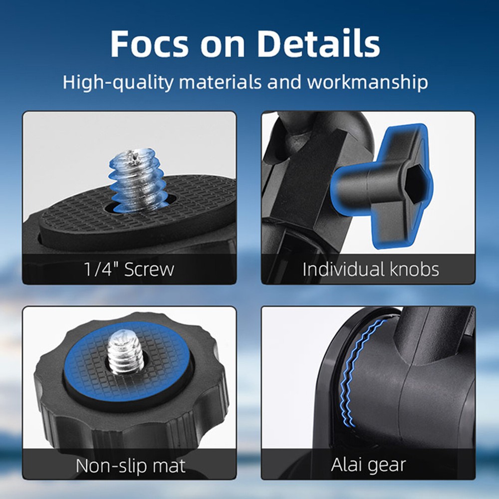 For DJI OSMO POCKET 3 Car Suction Cup Bracket Camera Adapter Bezel Accessory