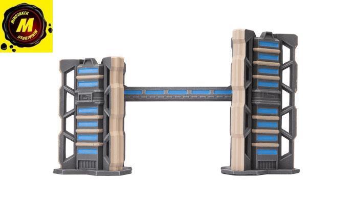 Hextech: Trinity City - Binary Towers (x1) -#HEXT12 - Battletech