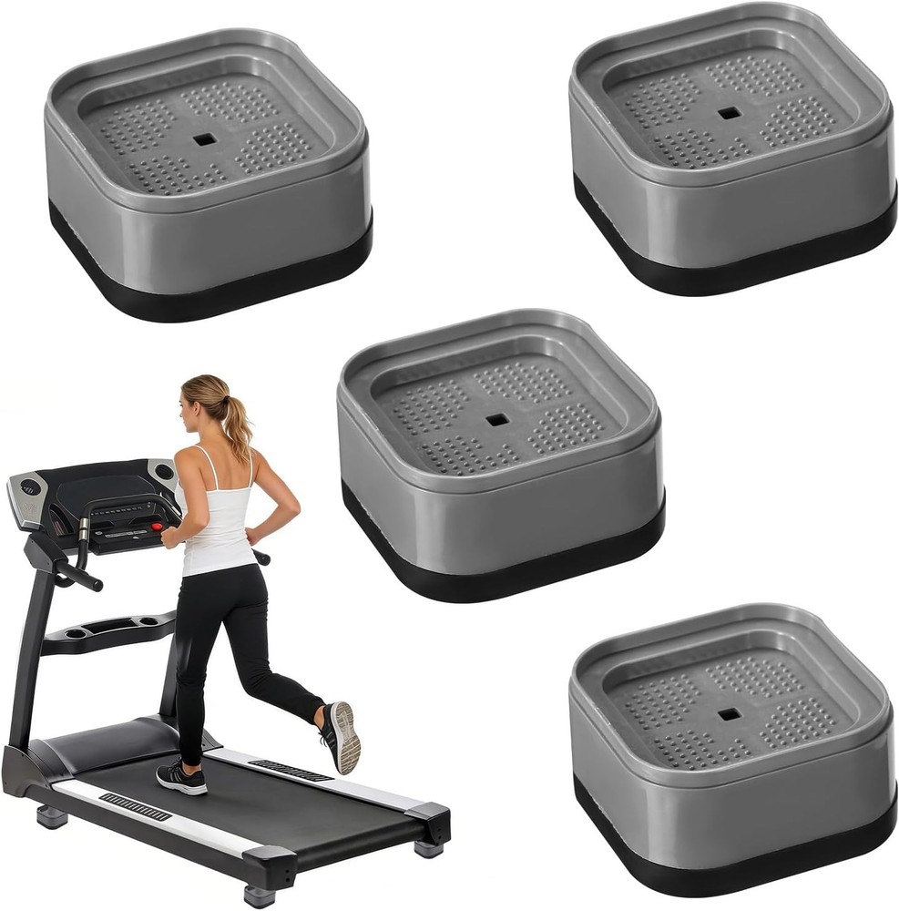 4pcs Treadmill Incline Riser Blocks, Walking Stackable Height Adjustable Incline