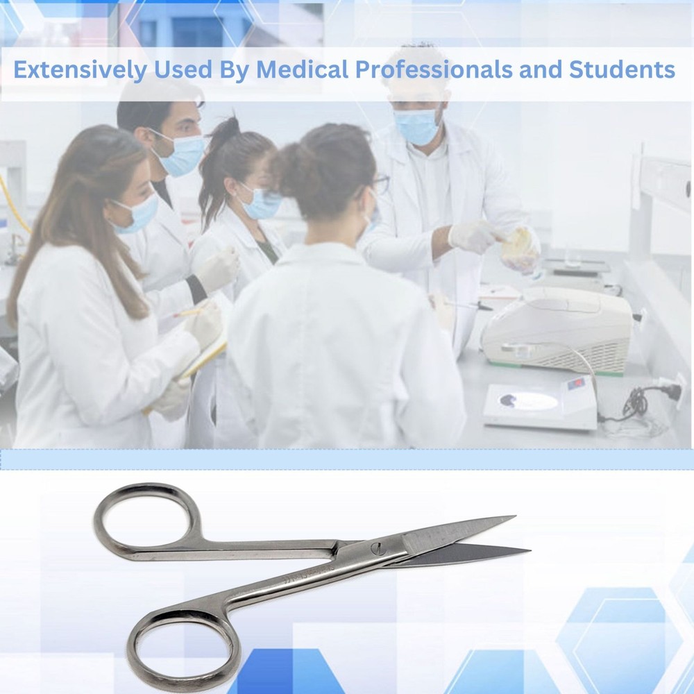 Surgical Operating Dissecting Scissors Standard 4.5" Straight Sharp/Sharp Tools