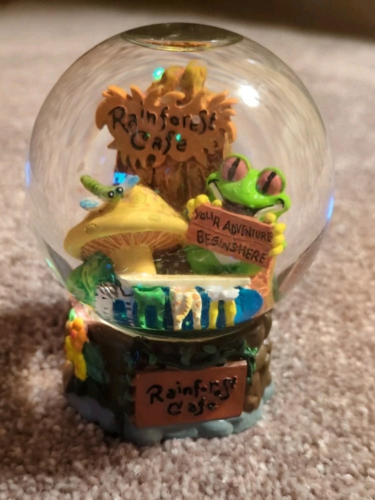 Rainforest Cafe Vintage Snow Globe (Rare, 2003)