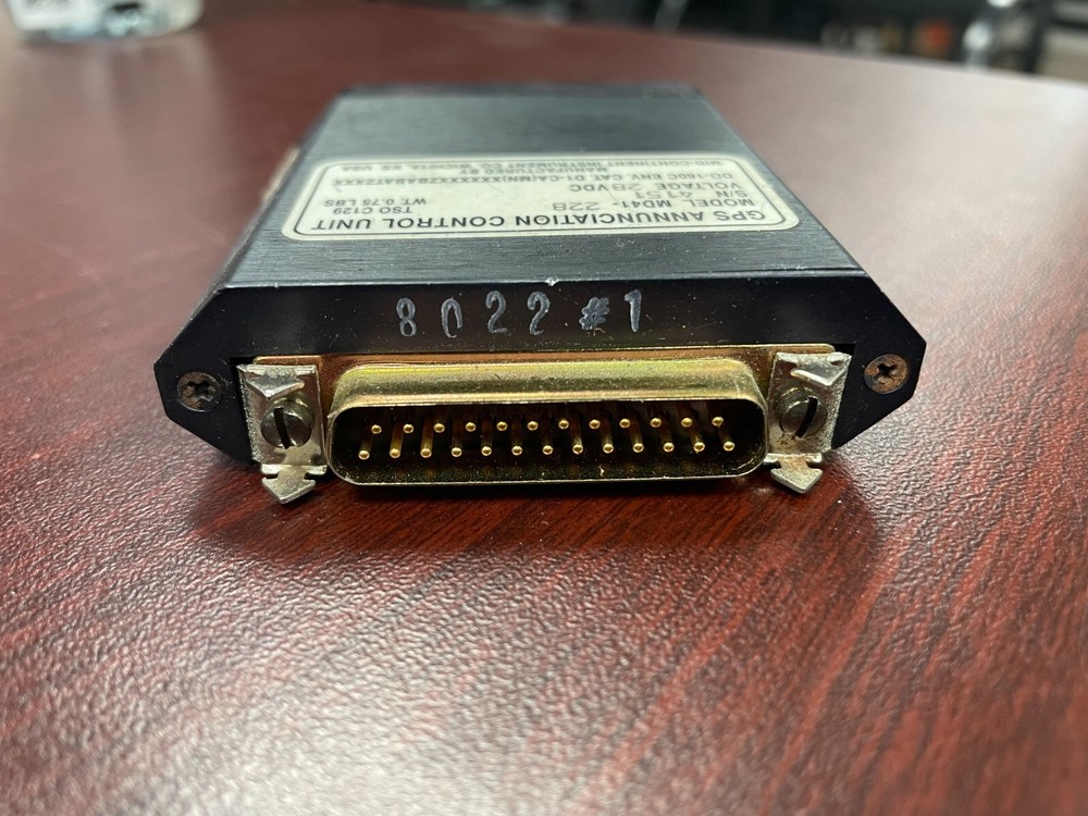 Mid-Continent MD 41-228 GPS Annunciation Control Unit