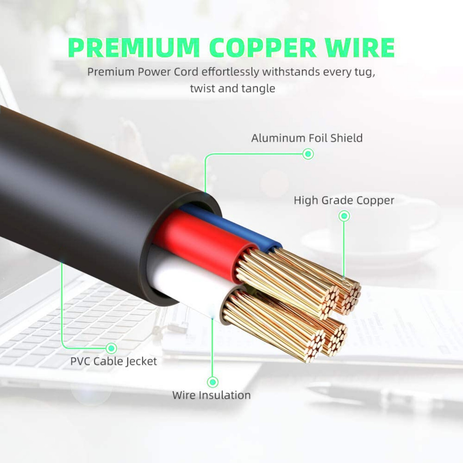 6V 2A AC/DC Power Adapter Cord with 10 Replacement Plug Tips