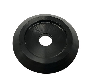 RACING BODY BOLT WASHER 1-1/4" OD BLACK ALUMINUM SET OF 10