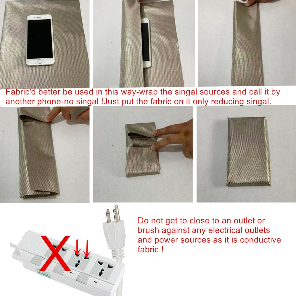 Military Grade 5G EMF RF Blocking Fabric for E-magnetic Shielding Effectiveness
