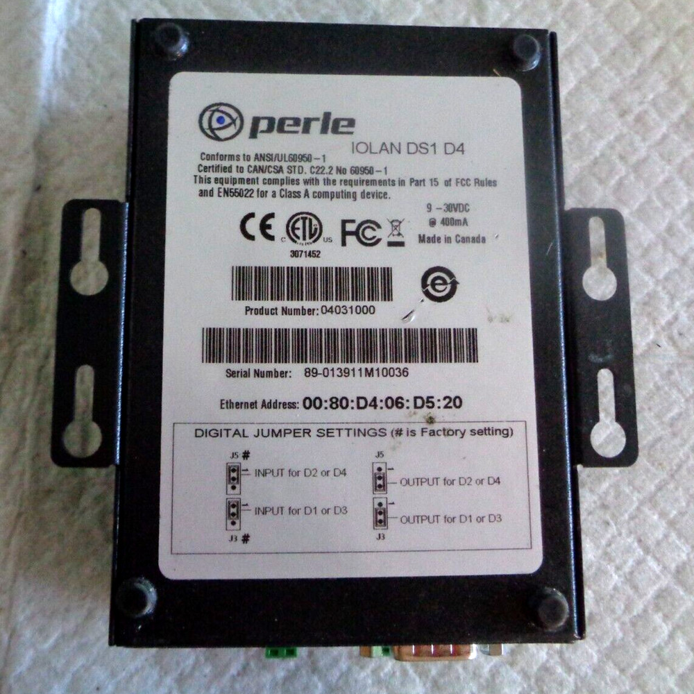 Perle IOLAN DS1 D4 Device Server 04031000