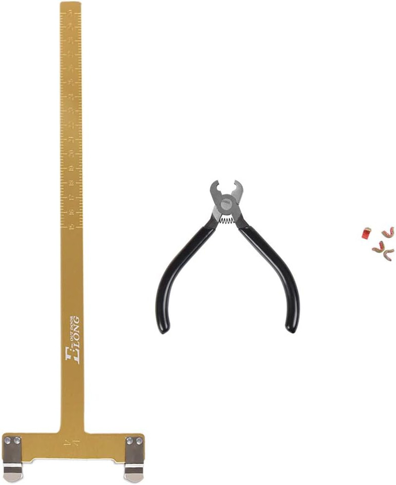 String Nocking Points Pliers Strings Knock Set T Shape Bow Square Ruler Nocking