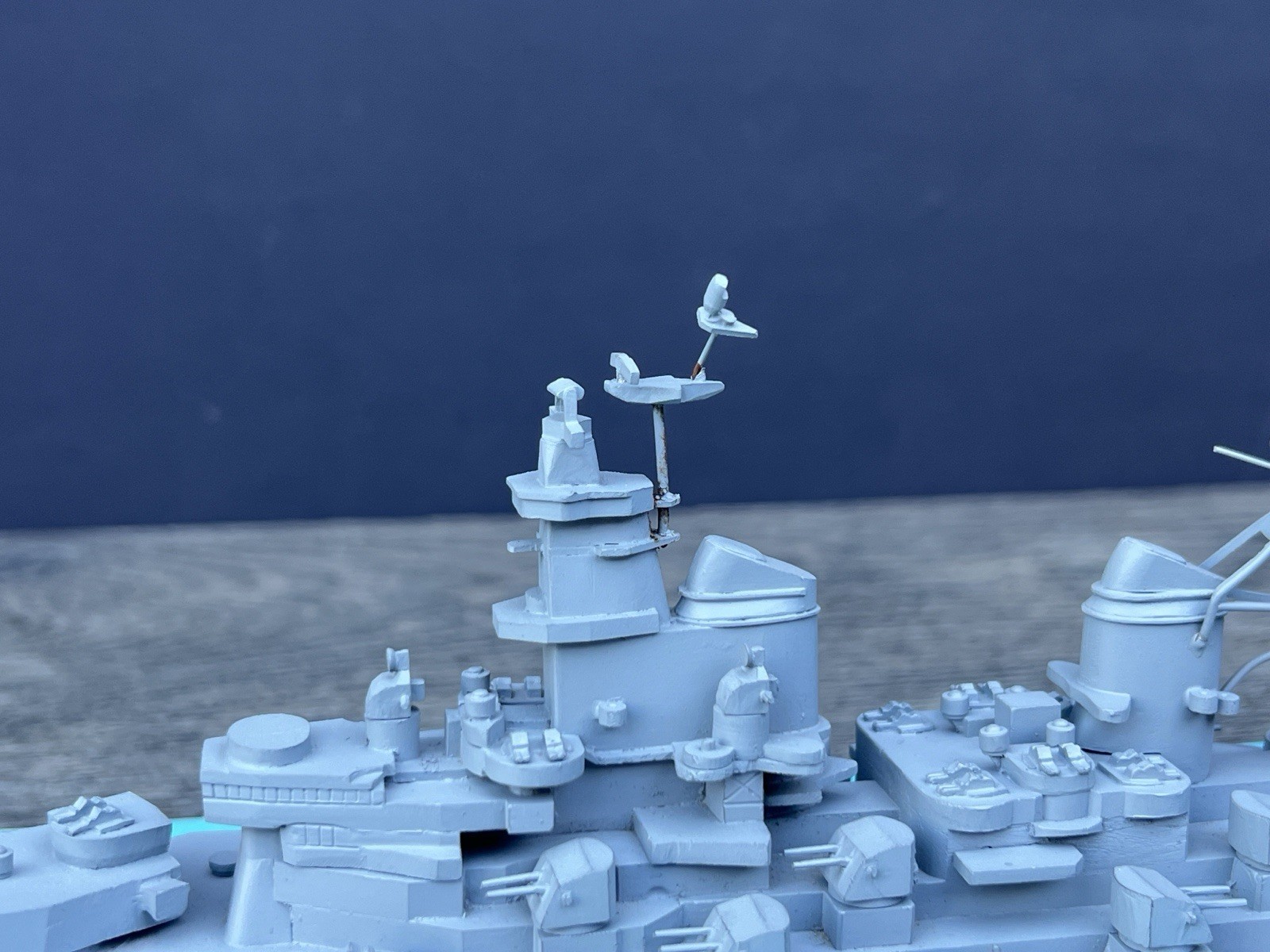 Vintage Comet Metal Prod. WW2 Recognition Model 5AA Series USS Missouri 1:500