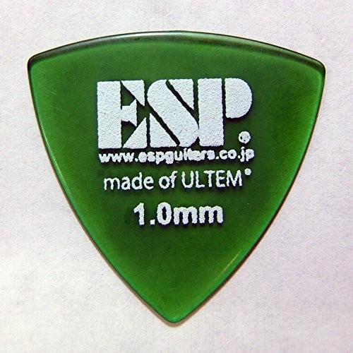 ESP/Ultem® pick triangular/1.0mm green