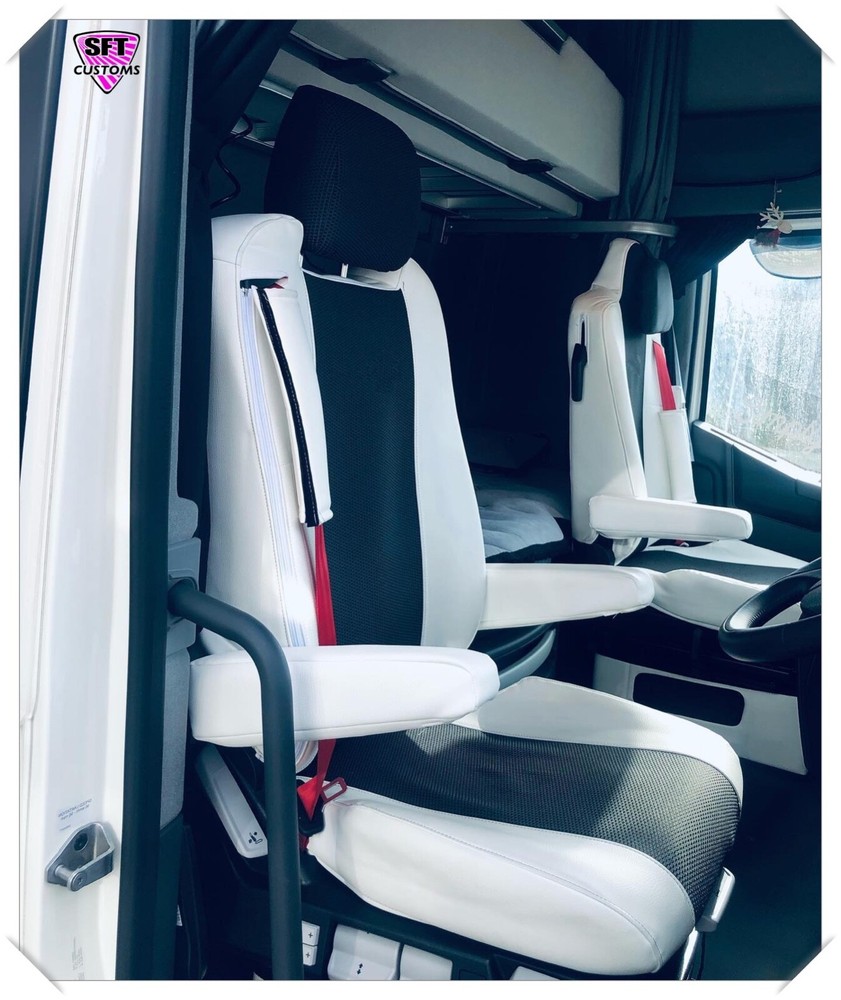 RENAULT T RANGE SEAT COVERS ECO LEATHER FABRIC