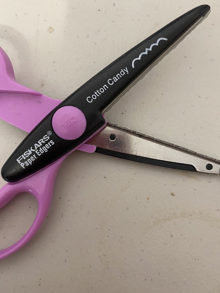 fiskars scissors paoer edgers cotton candy