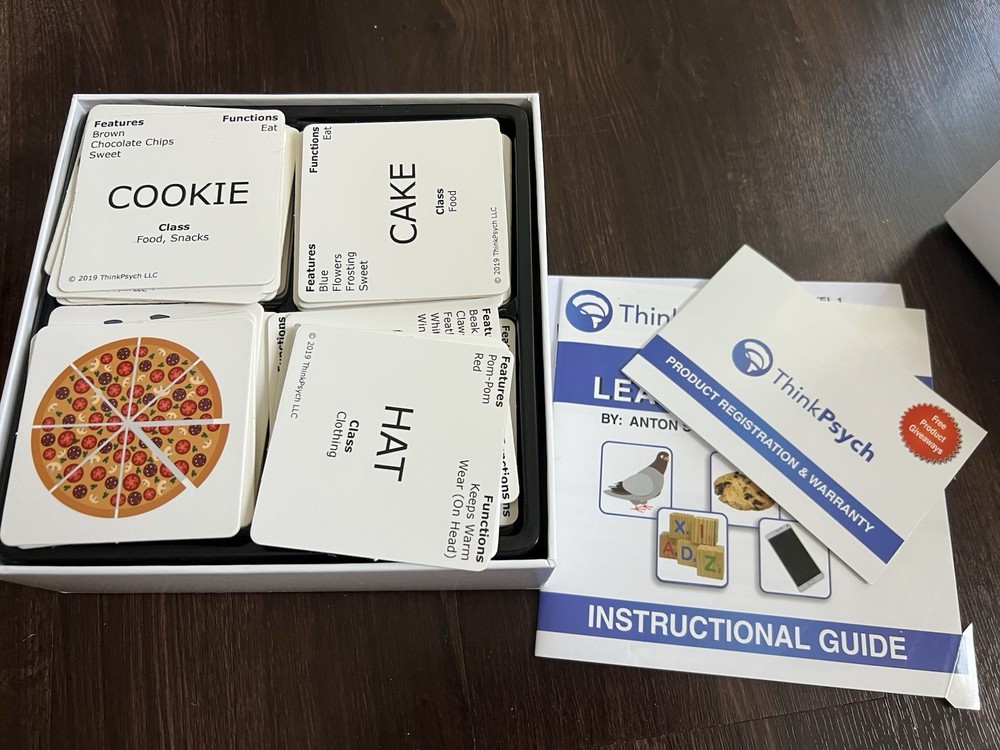 ThinkPsych Language Learning Cards Level 1-First Nouns