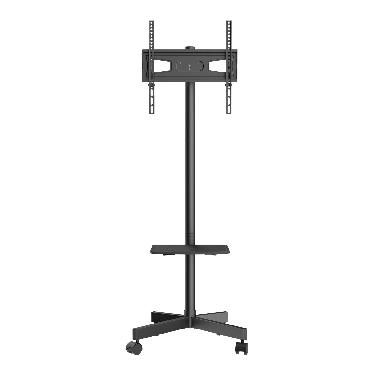 VEVOR Mobile TV Stand Mobile TV Cart for 23"-60" TVs with Wheels & A Tray