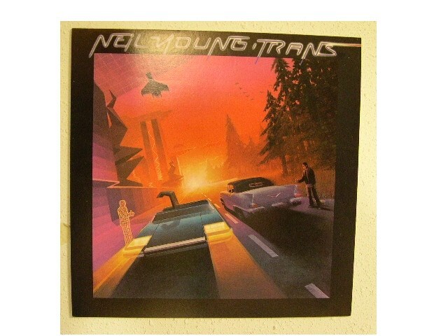 Neil Young Trans poster Flat