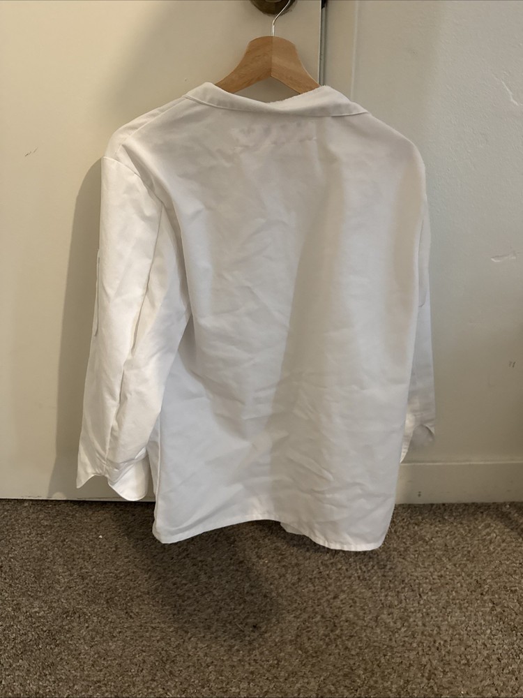 Chef Designs VF Imagewear White Restaurant Uniform Chef Coat Jacket Size Small R