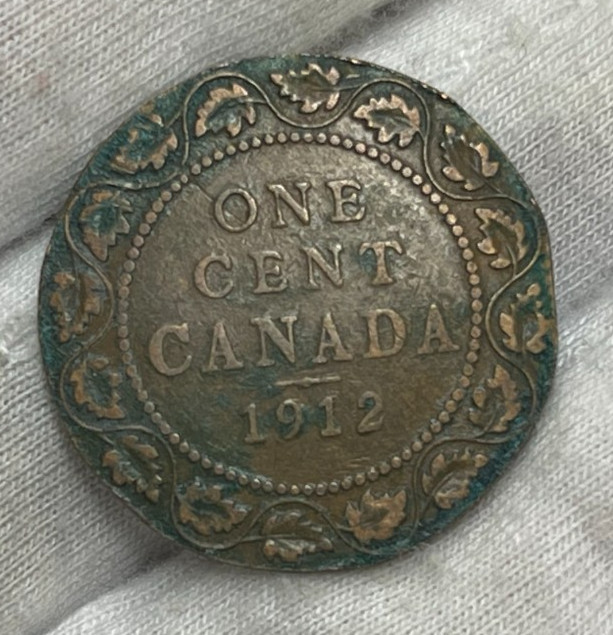 Early Canada 2 Coins lot Mint Error? Damaged? Unknown