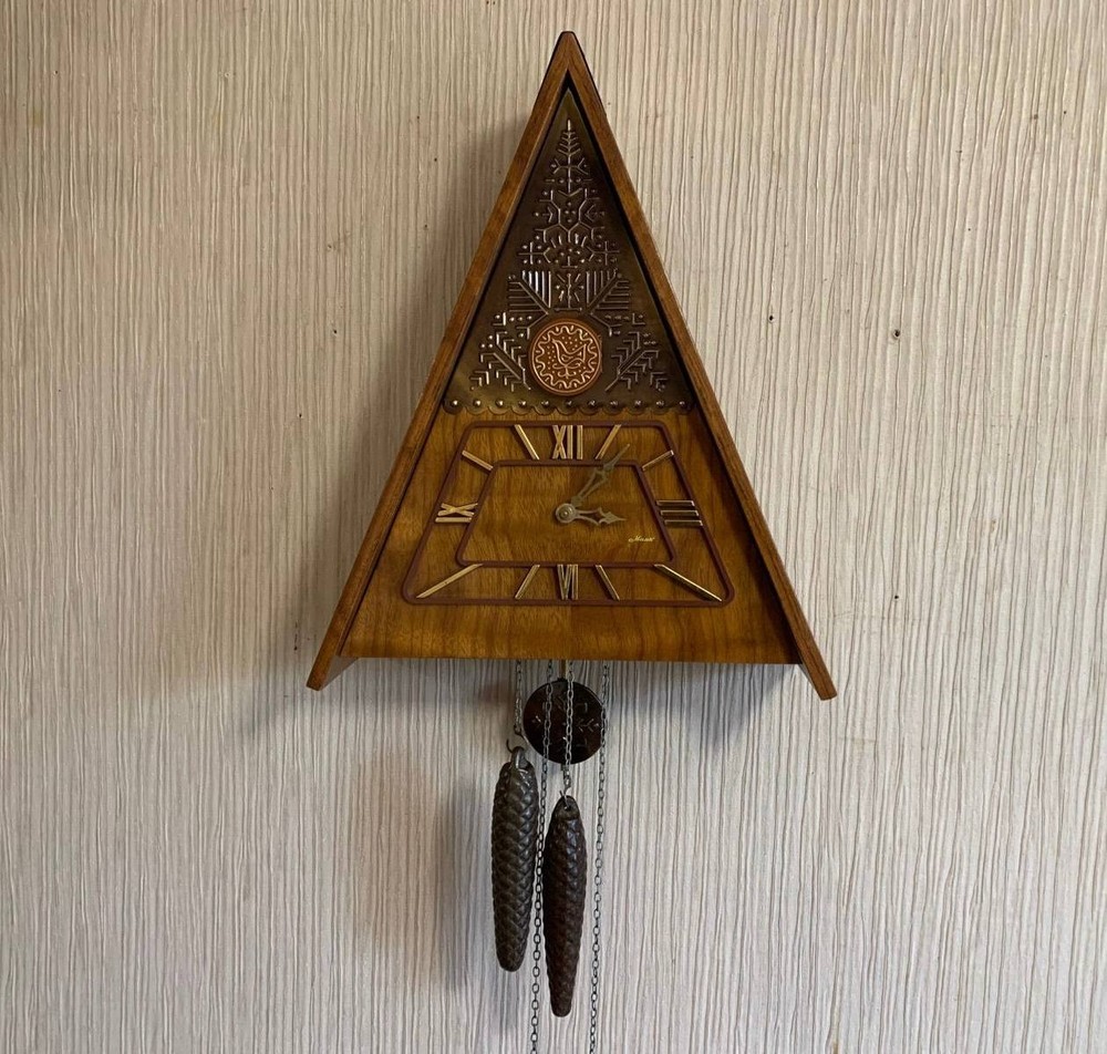 Soviet Vintage Cuckoo clock, USSR clock, Soviet working clock, Mechanical clock