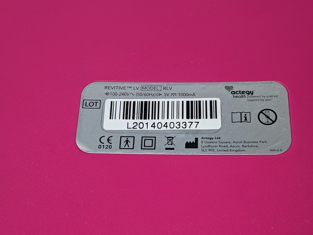 Revitive LV Circulation Booster U.K. | Portable EMS White