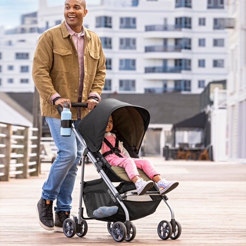 Lightweight Reversible Stroller Modular Design One-Hand Steering Large Storage
