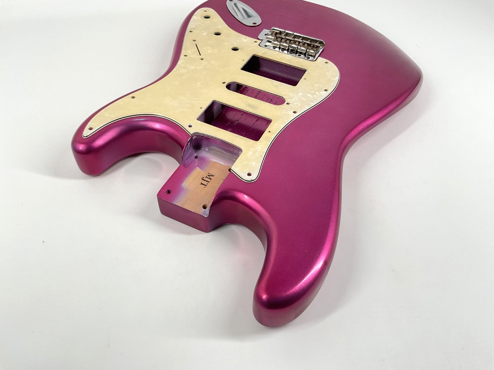 MJT Official Custom Vintage Aged Nitro Guitar Body by Mark Jenny VTS Raspberry