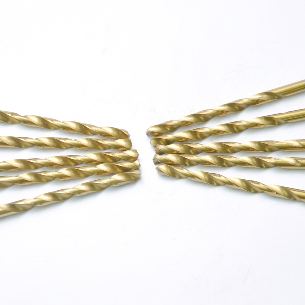 Drillforce 1/16"-1/2" Titanium Drill Bits Set HSS Metal Woodworking Drill Bit