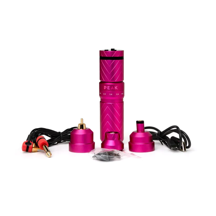 Peak - Solice Pro Adjustable Stroke Wireless Pen Tattoo Machine - w/ PowerPack