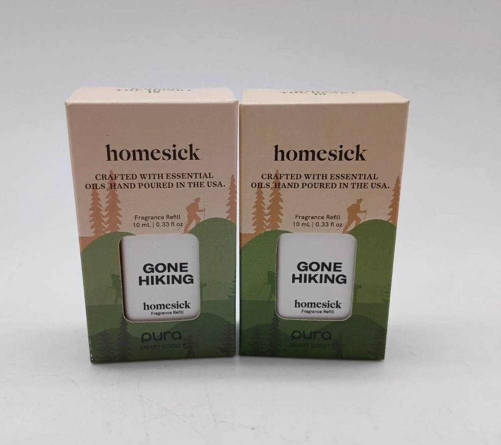 Pura Gone Hiking Fragrance Refill 2-Pack (10mL Each) – Smart Diffuser Compatible