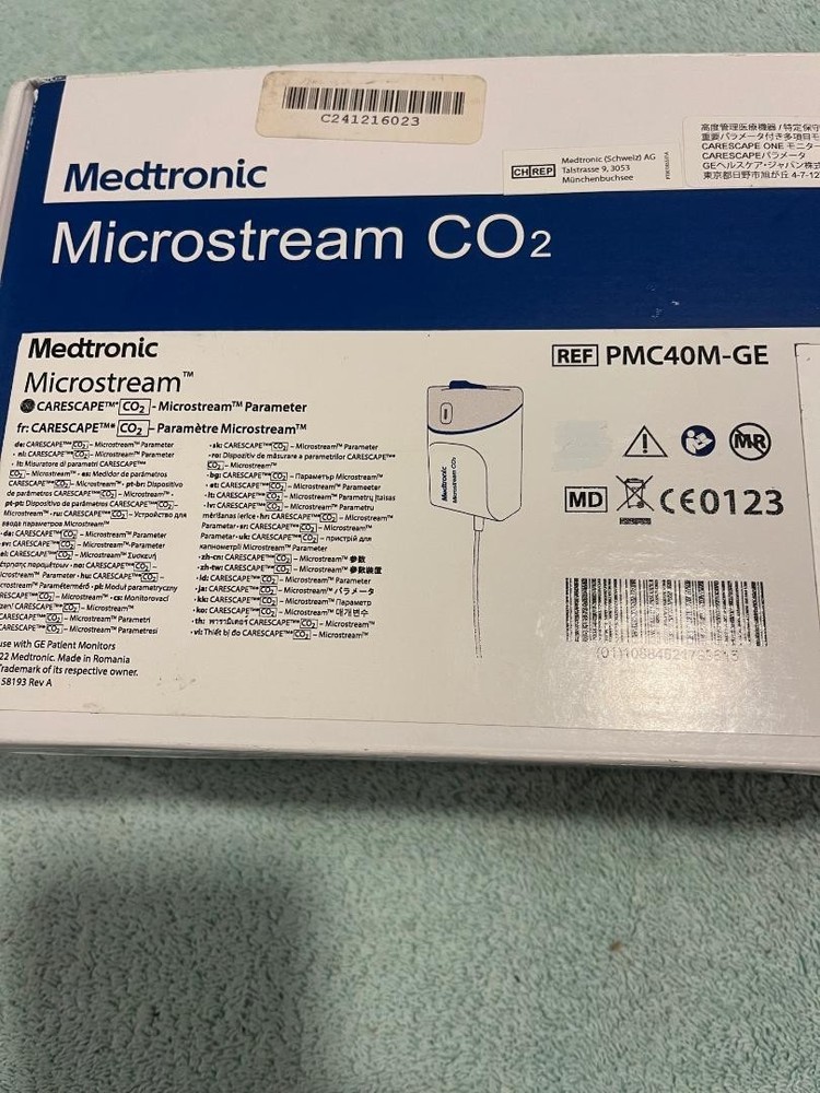 Medtronic CareScape Microstream CO2 Parameter # PMC40M-GE (NEW)