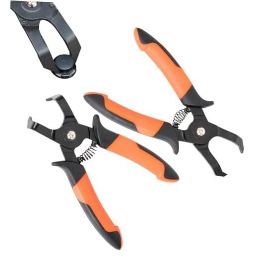 2 PCS Push Pin Pliers Set Auto Panel Clip and Trim Removal Tool Includes 30