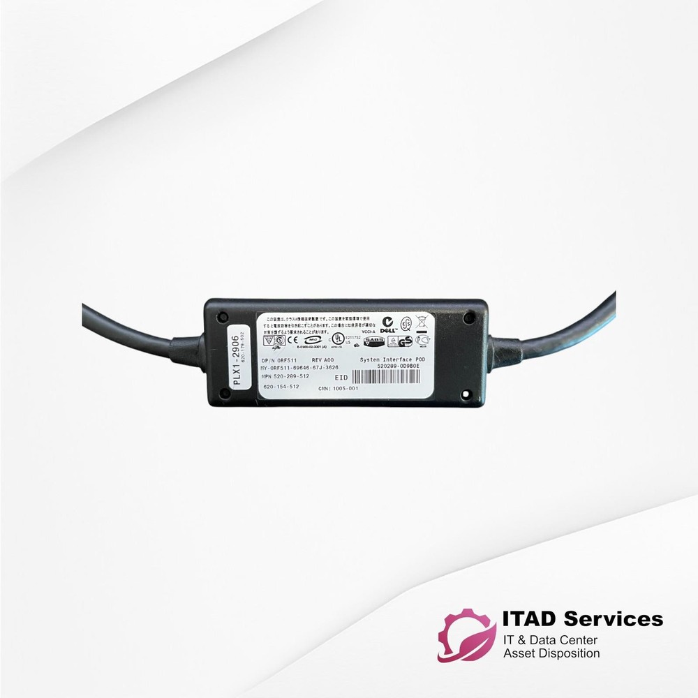 DELL 0RF511 620-154-512 SIP System Interface POD KVM Cable - TESTED