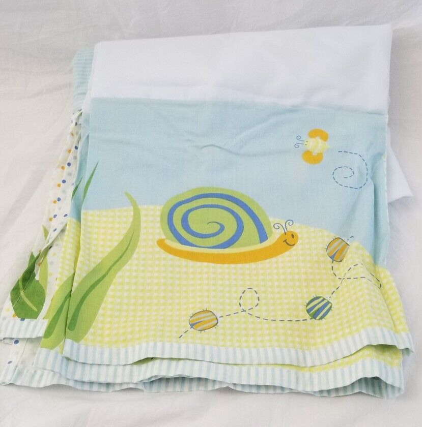 3 pc Step by Step Garden Patch Baby Nursery Crib Bedding Set NIP