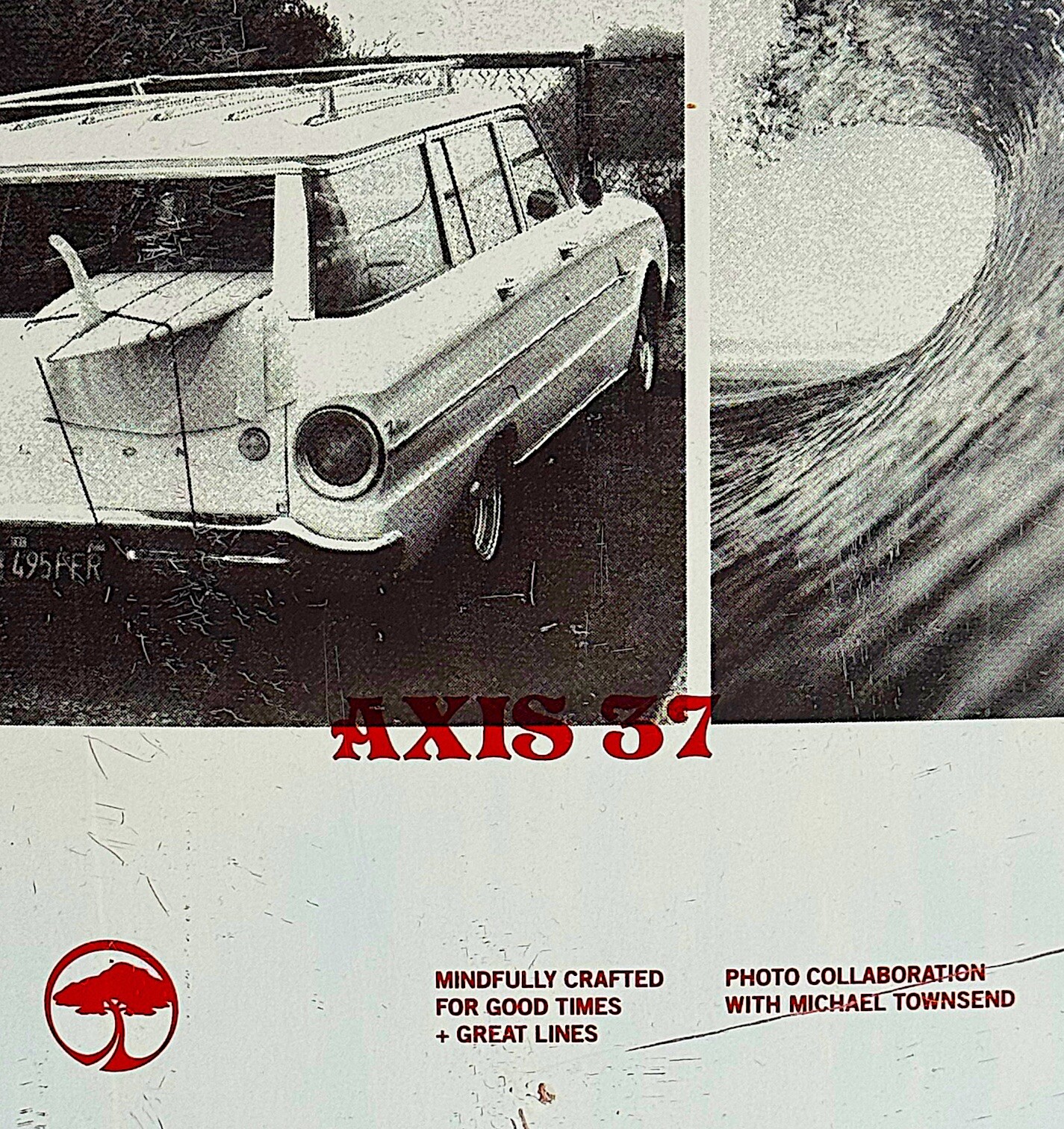 Photo Axis 37” ARBOR 2021 Performance Longboard Deck - 8.5" Photo Collection