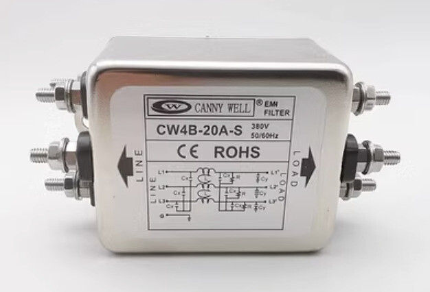FOR CANNYWELL power filter CW4B-20A-S three-phase three wire 380V